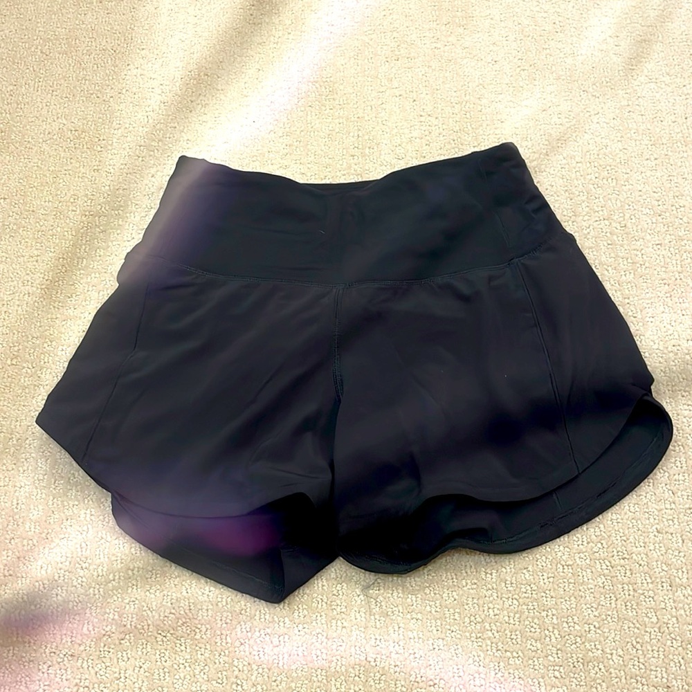 Black lululemon shorts